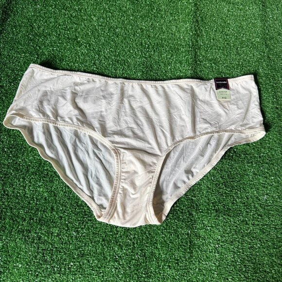 Ambrielle Ultralight Pristine Ivory Hipster Underwear Panties Plus Size XXL NEW - Picture 1 of 10